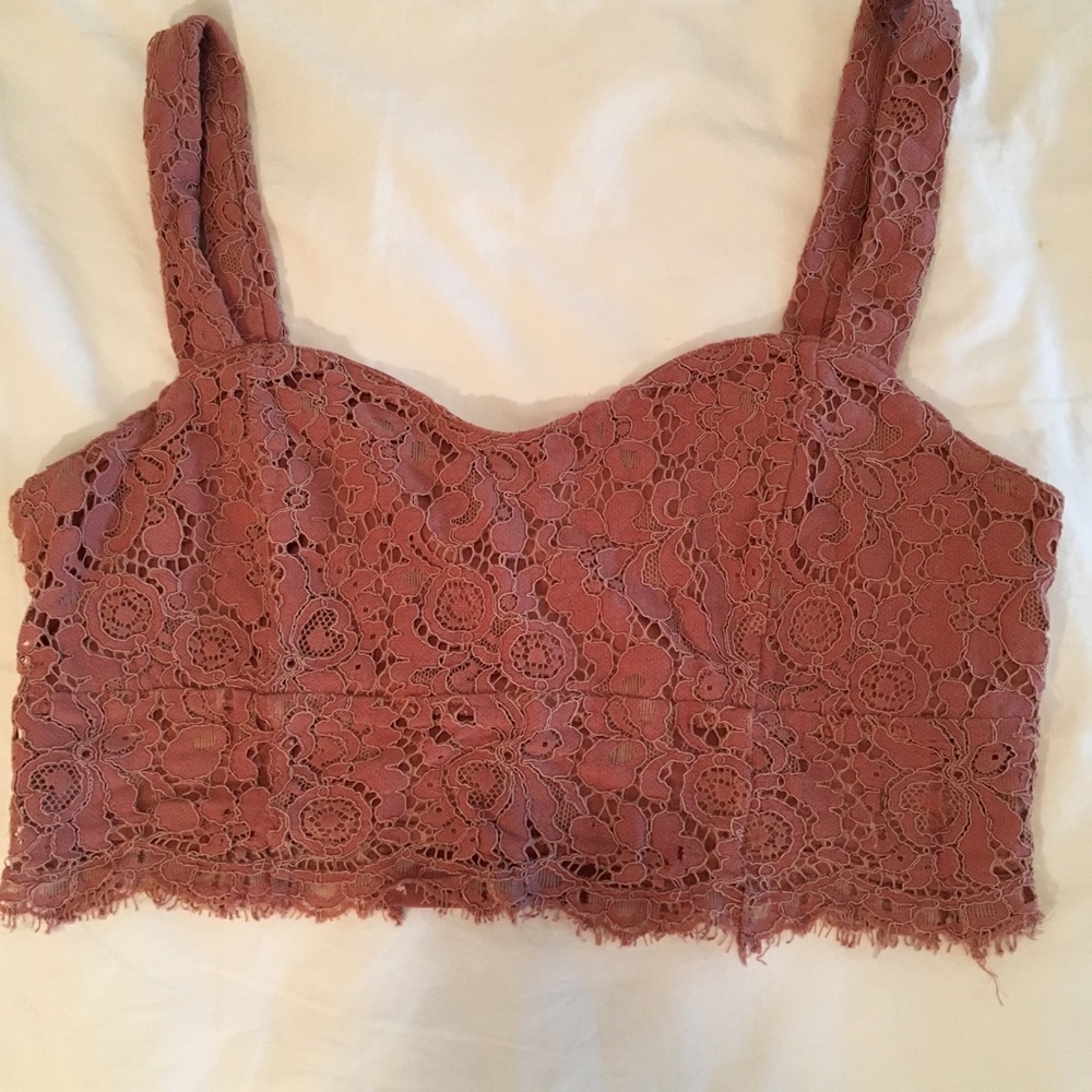 Lacy Crop Top